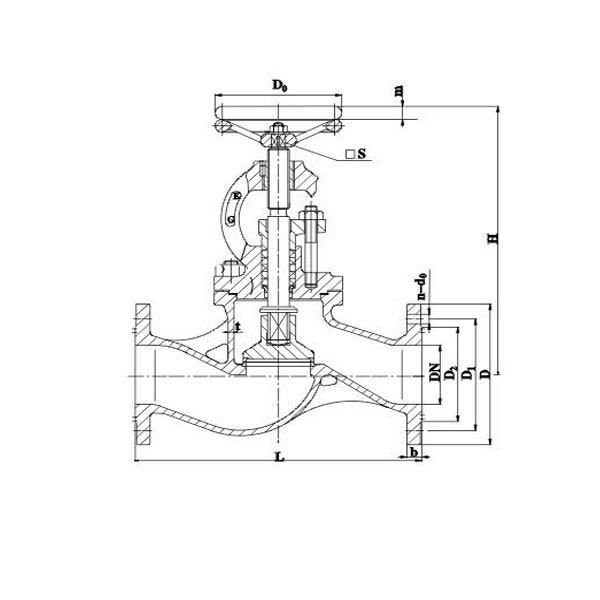 GBT584-2008 Marine Cast Steel Flange Stop Check Valve (2).jpg